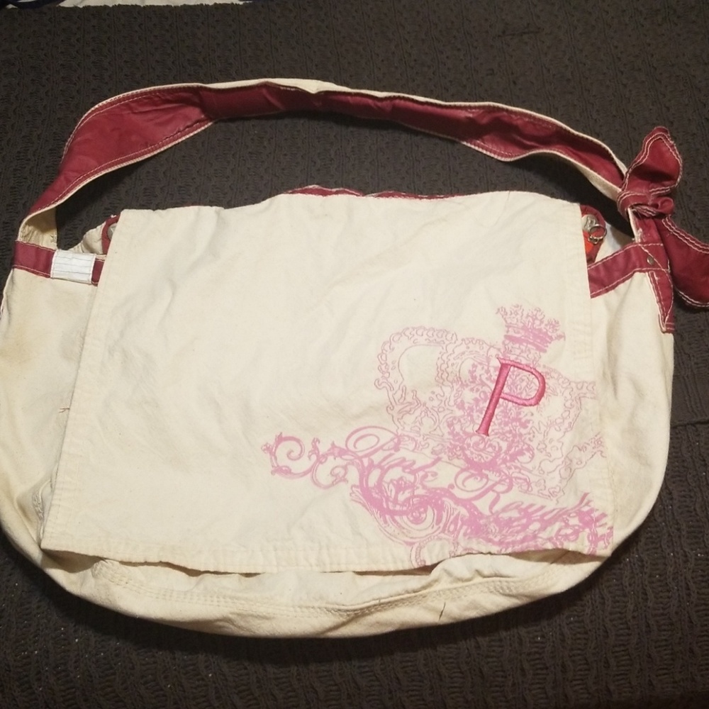 Victoria Secret PINK Cream Duffel Bag